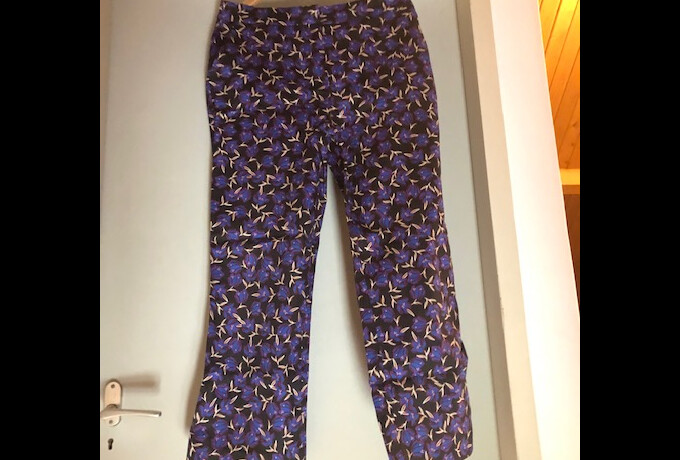 3/4 broek met gewaagde print