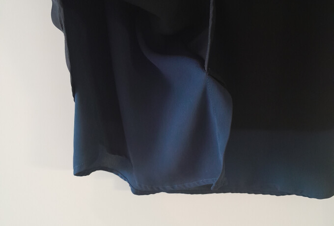 Zwart blauwe blouse / tuniek photo 2 