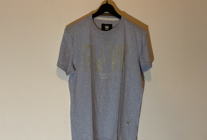 Licht blauw t shirt van G-Star Raw maat M photo 1 