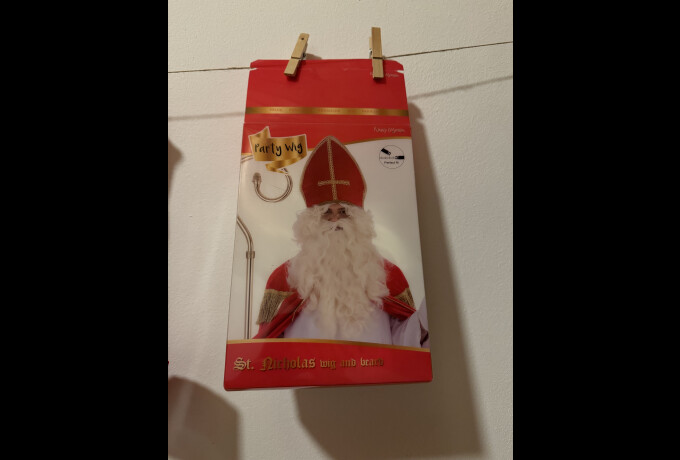 Sinterklaas pak incl pruik/baard, nooit gedragen photo 2 